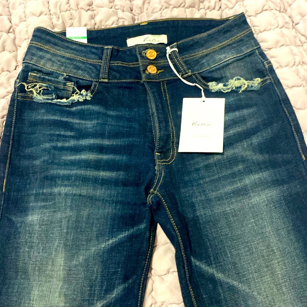 RanCan Buckle Exclusive High Rise Skinny Jeans